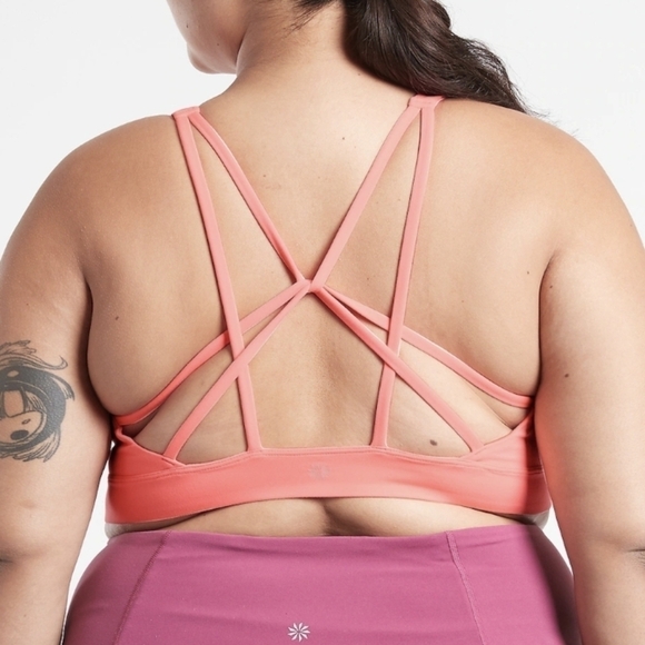 Athleta Sports Bra Wink Pink 3X D-DD+ Solace - Picture 2 of 8